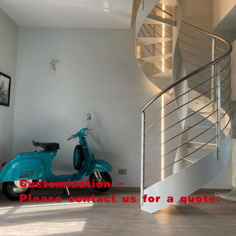 Interior Design Open Space - 커스텀.DB 금속 계단 난간 포함: 인더스트리얼