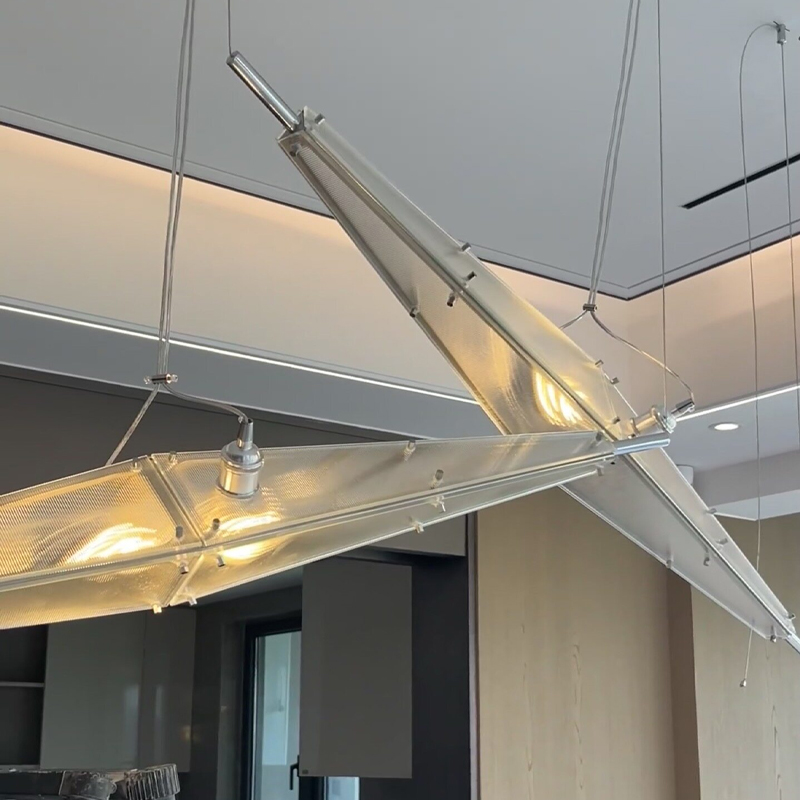 LED 유리 샹들리에 미니멀리스트 디자인 실버 아트 장 - Interior Design Minimalist 리뷰 및 가격