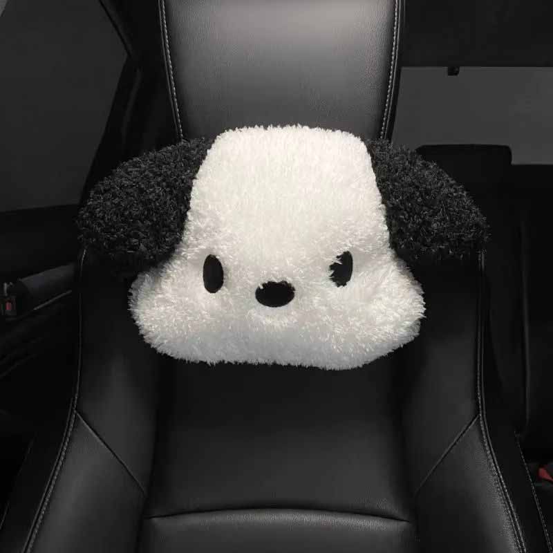 카툰 자동차 플러시 요추 베개 헤드레스트 고정 탄성 밴 - Interior Design Co 리뷰 및 가격
