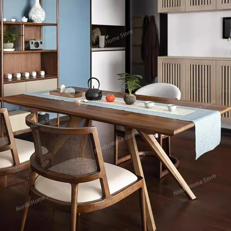 북유럽 라탄 식탁 의자 가죽 원목 호텔 라운지 식탁 의 - Interior Design Minimalist 리뷰 및 가격