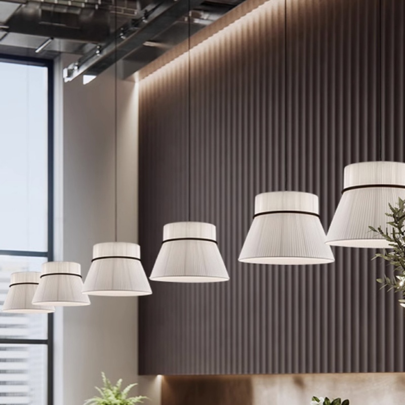 현대 디자이너 미니멀리스트 패브릭 LED 펜던트 조명  - Interior Design Minimalist 리뷰 및 가격