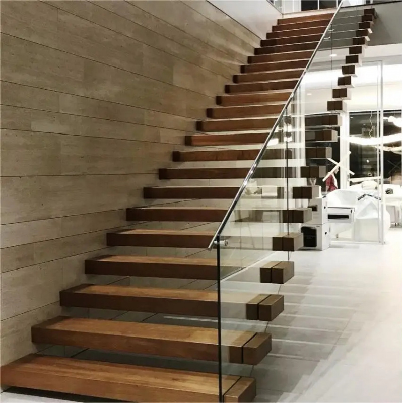 맞춤형 미니멀리스트 플로팅 계단, 숨겨진 스트링거와 넓 - Interior Design Open Space 리뷰 및 가격